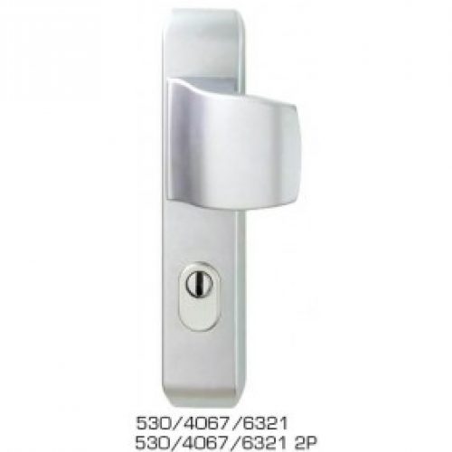 Poignée de porte palière de sécurité Jazz 2 piliers