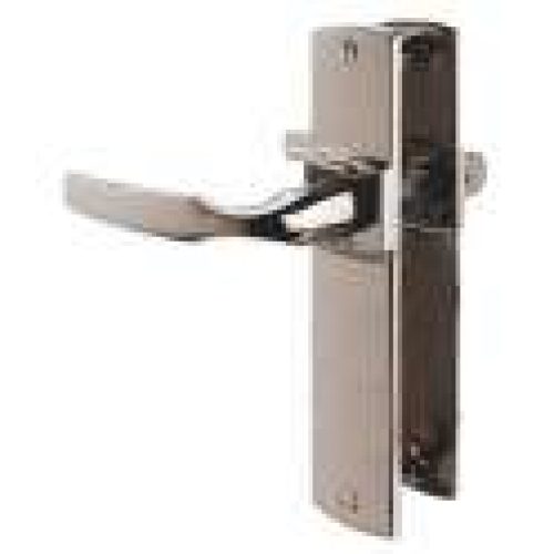 Poignée de porte sur plaque finition diamant noir – Artis – Vachette