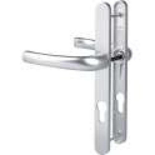 Poignée de porte sur plaque étroit argent – Tokyo – Hoppe et cie