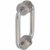 Poignée de tirage inox sur rosace – Ø 19 x 150 mm -…