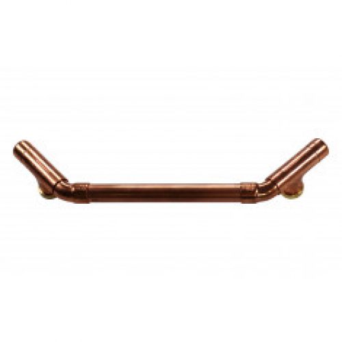 Poignée élégante en Cuivre Entraxe 128 mm Ø12