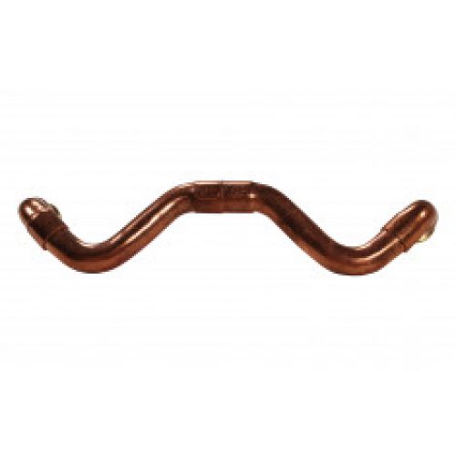 Poignée Vague en Cuivre Entraxe 160 mm Ø12