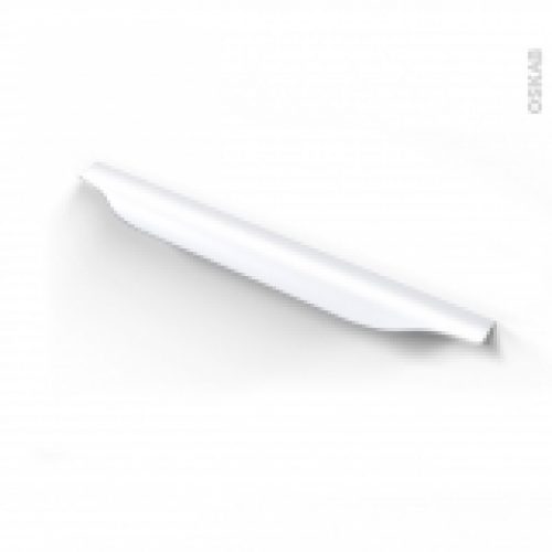 Poignee De Meuble De Cuisine N58 Alu Mat Blanc 296 Cm Entraxe 192 Mm Sokleo