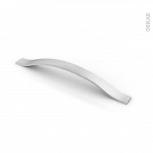 Poignee De Meuble De Cuisine N8 Chrome Mat 21 Cm Entraxe 160 Mm Sokleo