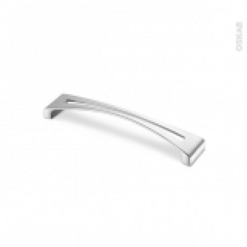 Poignee De Meuble Salle De Bains N25 Chrome Brillant 17 Cm Entraxe 160 Mm Hakeo