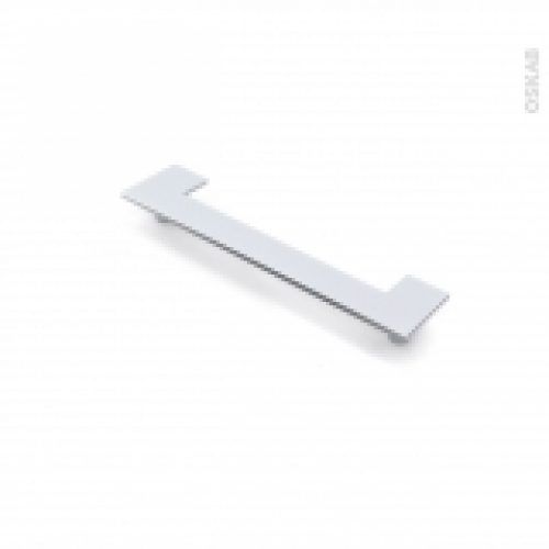 Poignee De Meuble Salle De Bains N30 Chrome Brillant 148 Cm Entraxe 128 Mm Hakeo