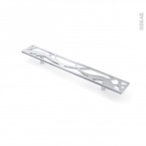 Poignee De Meuble Salle De Bains N32 Chrome Brillant 20 Cm Entraxe 128 Mm Hakeo