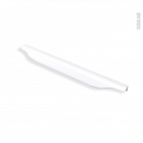 Poignee De Meuble Salle De Bains N58 Alu Mat Blanc 296 Cm Entraxe 192 Mm Hakeo