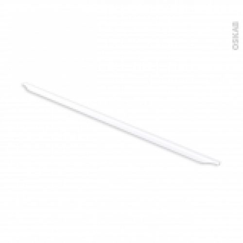 Poignee De Meuble Salle De Bains N58 Alu Mat Blanc 996 Cm Entraxe 384 Mm Hakeo