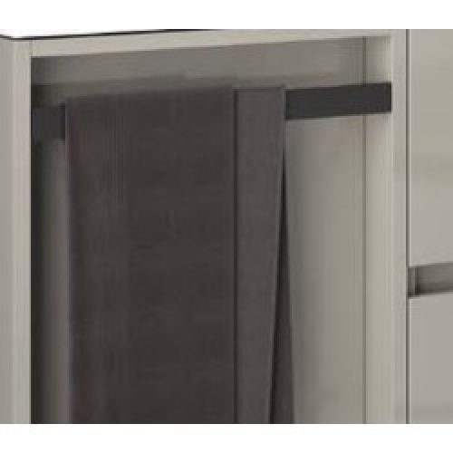 POIGNEE PORTE-SERVIETTES 400 NOIR – SALGAR 26919