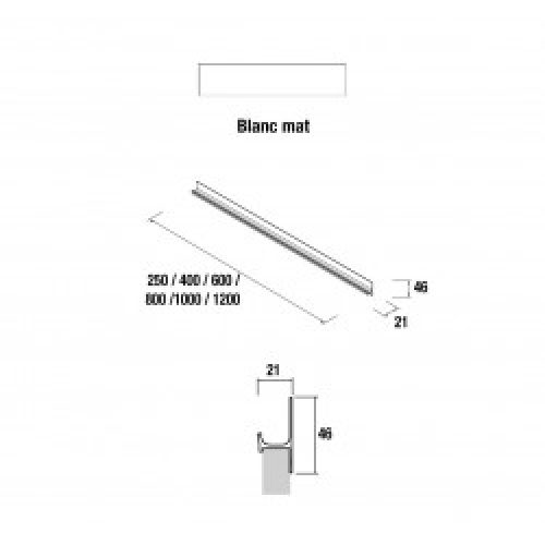 POIGNEE Spirit 250 blanche – SALGAR 22954