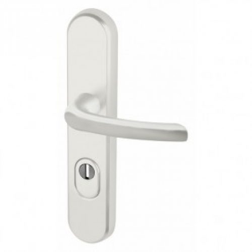 Poignées de porte aluminium sur plaques renforcées – Seku 2