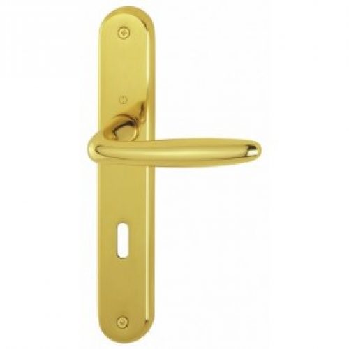 Poignées de porte intérieures – laiton poli – Roissy