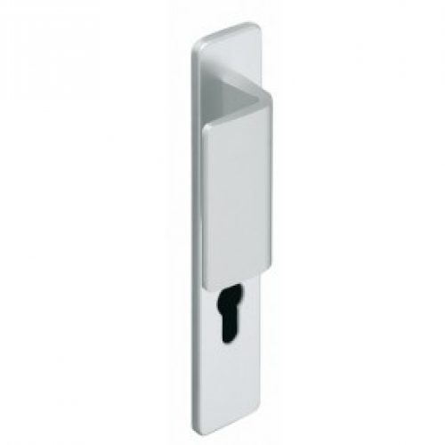 Poignées de porte palière Bercy en aluminium