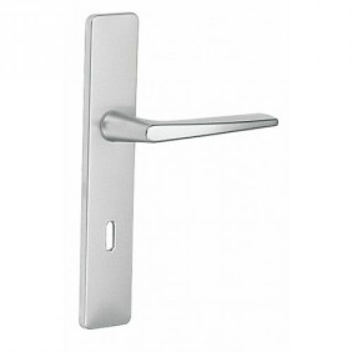 Poignées de porte Riviera, aluminum anodisé argent