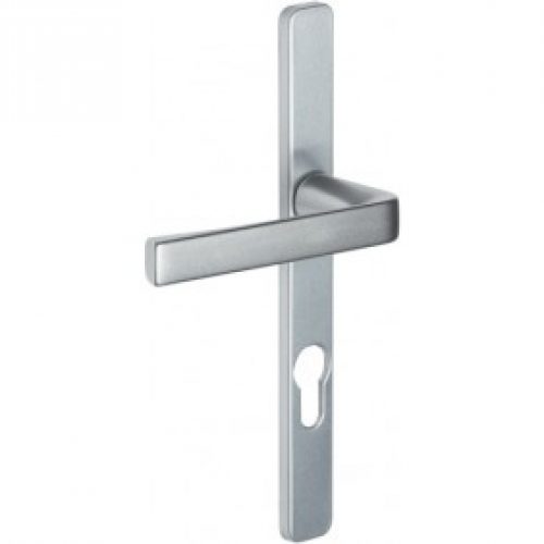 Poignées sur plaques étroites –  aluminium anodisé – entraxe 195 mm – Kaza