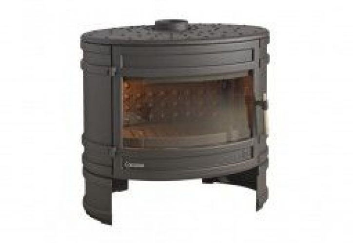 Poêle à Bois en Fonte Double Combustion Angor 12 kW