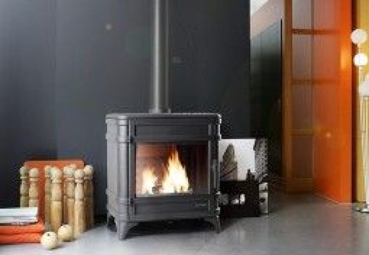 Poêle à Bois en Fonte Double Combustion Siam 12 kW