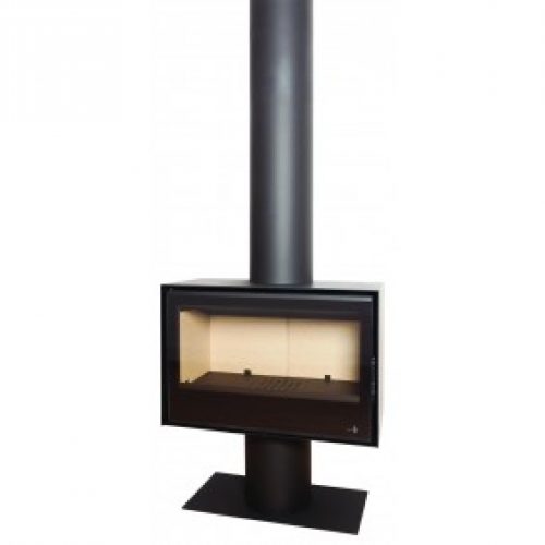Poêle à bois – pour surface 130m2 – L70 x P35 x H36 cm – SL280