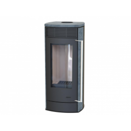 Poêle à bois – pour surface 60/70 m2 – 6Kw – Finitions Acier – Europa