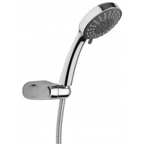 POMME DE DOUCHE 5 JETS AVEC SUPPORT POUR BAIGNOIRE OU DOUCHE CAMELIA