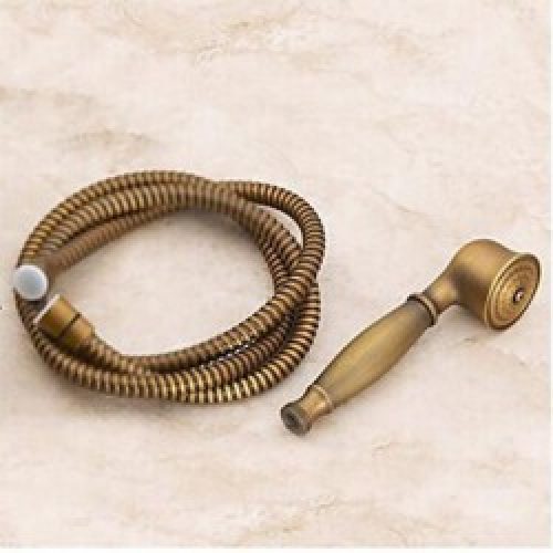 Pomme de douche plus flexible de douche ( 1.5 m ) en laiton antique