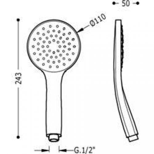 Pommeau anti-calcaire 10 L/m TRES