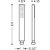 Pommeau anti-calcaire acier TRES SLIM