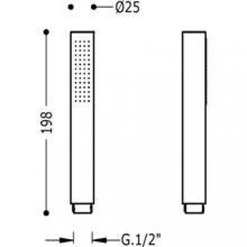 Pommeau anti-calcaire TRES TUB