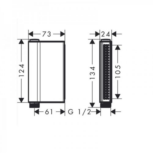 Pommeau de Douche Axor Chromé