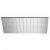 Pommeau de douche carré en métal chromé – 250 x 250 mm – Métal Slim