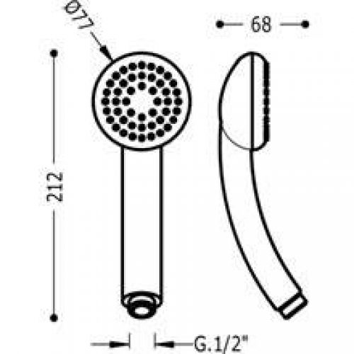 Pommeau ECO-ANTICAL TRES