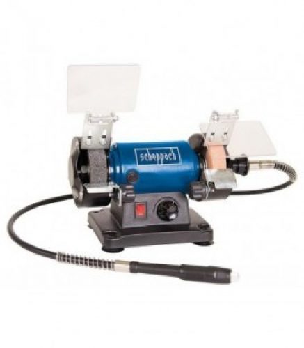 Ponceuse/polisseuse Sheppach HG34 avec flexible arbre et accessoire