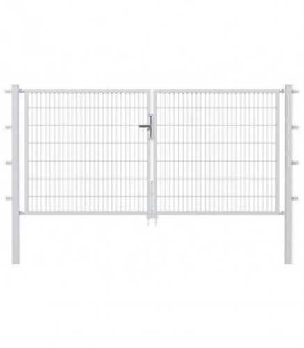 Portail treillis, galvanisée a chaud 4000x1600mm, largeur treillis 50x200mm