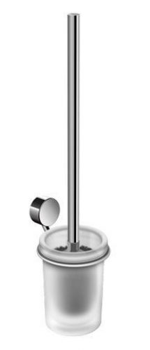 Porte Brosse WC Hewi System 815 Chromé/Verre Satiné 815.20.10005