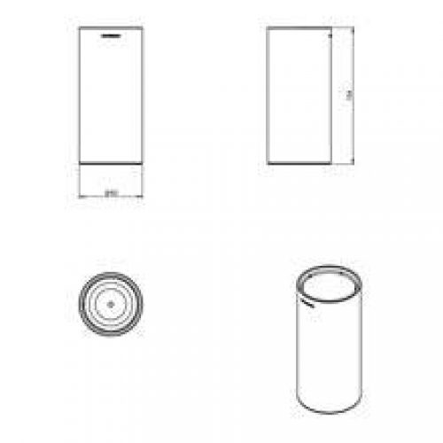 Porte brosses à dents architecte COSMIC