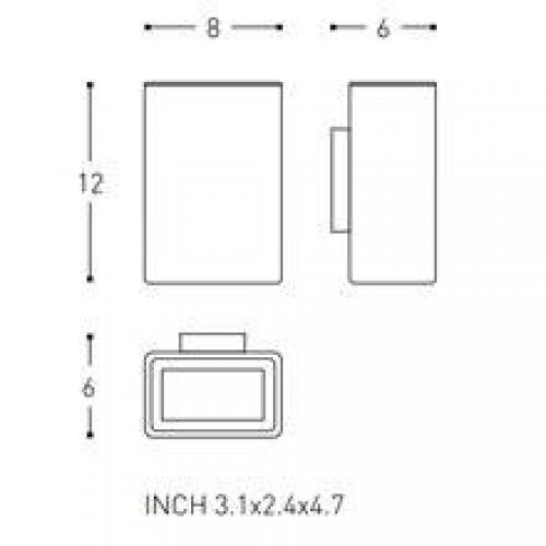 Porte-brosses à dents suspendu extreme COSMIC
