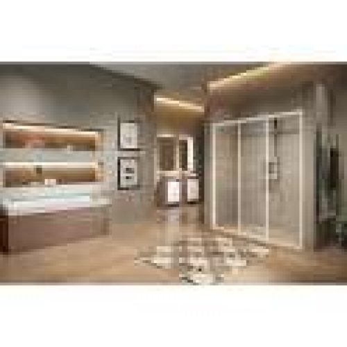 Porte coulissante 3 panneaux – Lunes P 2.0 – Novellini