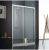 PORTE COULISSANTE POUR DOUCHE EN VERRE TRANSPARENT 120 CM