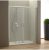 PORTE DE DOUCHE COULISSANTE GRANDE EN NICHE 180 CM GIADA