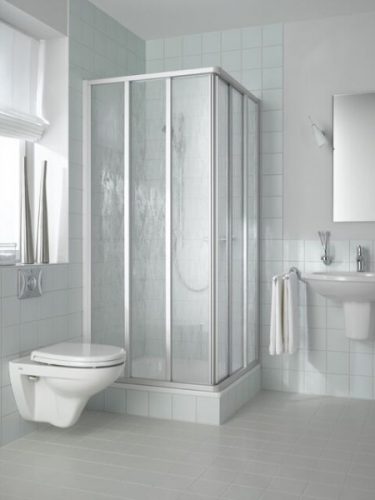 Porte de douche coulissante Kermi NOVA 2000 accès d’angle 3 volets Fontana