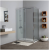 PORTE DE DOUCHE EN NICHE 100 CM AVEC PORTE FIXE 70 TRANSPARENT | NOUVEAU GIADA