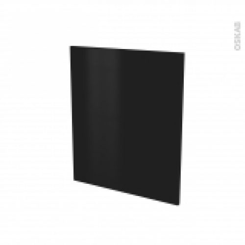 Porte Frigo Sous Plan Integrable N21 Ginko Noir L60 X H70 Cm