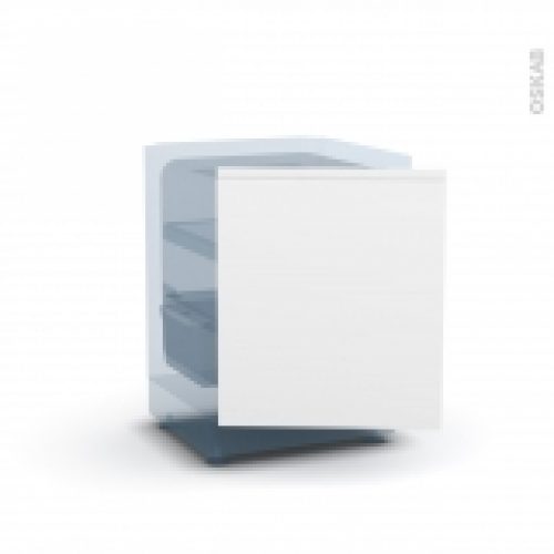 Porte Frigo Sous Plan Integrable N21 Ipoma Blanc Mat L60 X H70 Cm