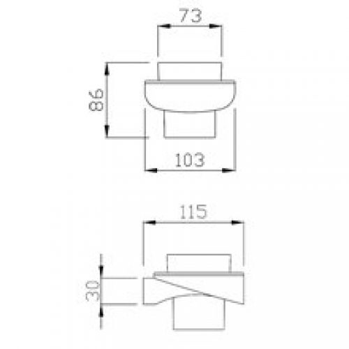 Porte-gobelet blanc Medinylon Mediclinics