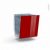 Porte Lave Vaisselle Full Integrable N21 Ivia Rouge L60 X H70 Cm