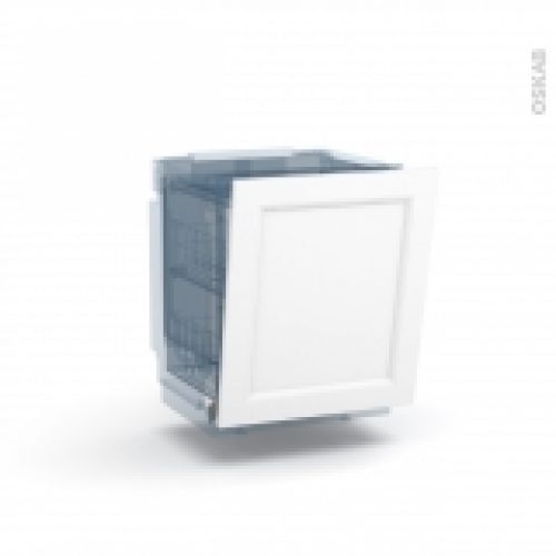 Porte Lave Vaisselle Full Integrable N21 Static Blanc L60 X H70 Cm