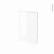 Porte Lave Vaisselle Full Integrable N87 Ipoma Blanc Brillant L45 X H70 Cm