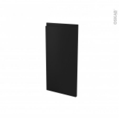 Porte Lave Vaisselle Full Integrable N87 Ipoma Noir Mat L45 X H70 Cm