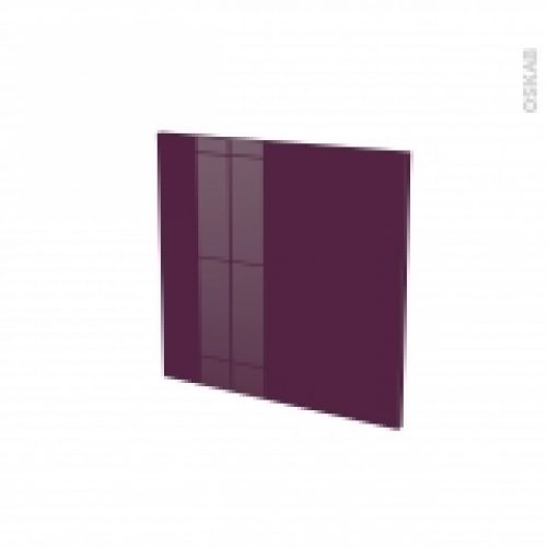 Porte Lave Vaisselle Integrable N16 Keria Aubergine L60 X H57 Cm